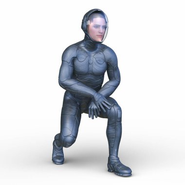 Bir siber adamın 3 boyutlu canlandırması