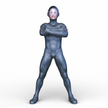 Bir siber adamın 3 boyutlu canlandırması