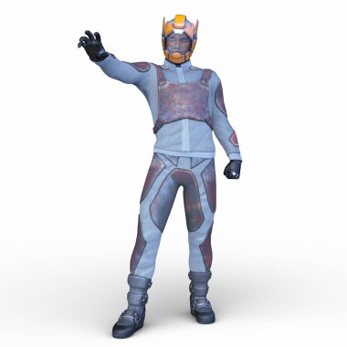 Bir siber adamın 3 boyutlu canlandırması