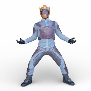 Bir siber adamın 3 boyutlu canlandırması