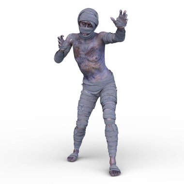 Üç boyutlu mumya kadın tasviri