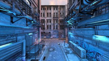 Yıkılmış şehirlerin 3D canlandırması