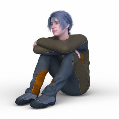 Bir siber adamın 3 boyutlu canlandırması