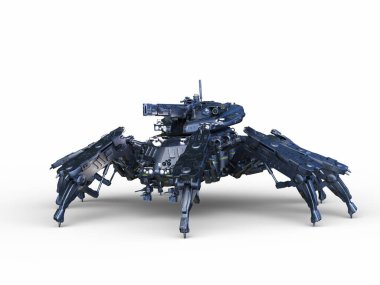 Bir savaş robotunun 3 boyutlu canlandırması