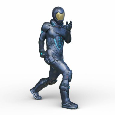 Bir siber adamın 3 boyutlu canlandırması