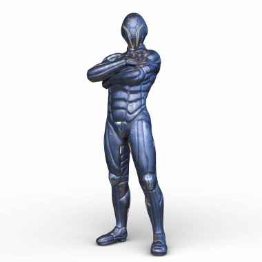 Bir siber adamın 3 boyutlu canlandırması