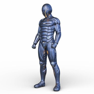 Bir siber adamın 3 boyutlu canlandırması