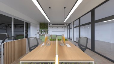 Ofis alanının 3B görüntülemesi