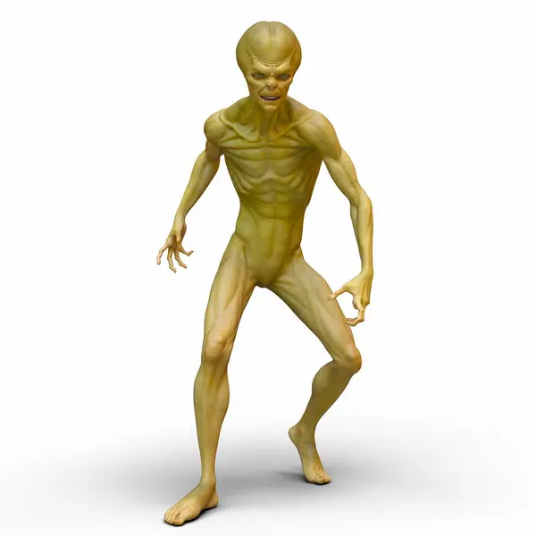 stock image 3D rendering of an alien