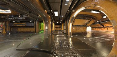 Uzay aracının 3 boyutlu görüntülemesi