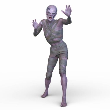 Mumya Adam 'ın 3 boyutlu canlandırması