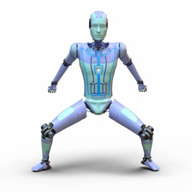 Bir robotun 3D canlandırması