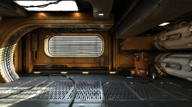 Uzay aracının 3 boyutlu görüntülemesi