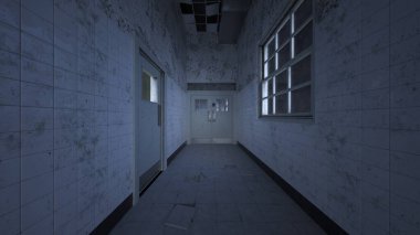 Koridorun 3B görüntülemesi