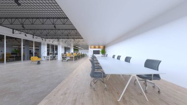 Ofis alanının 3B görüntülemesi