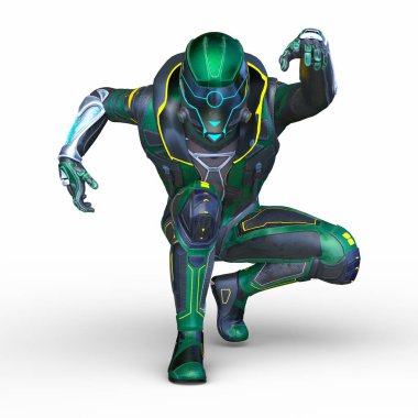 Bir siber adamın 3 boyutlu canlandırması