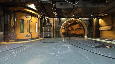 Drenaj kanalının 3B görüntülemesi