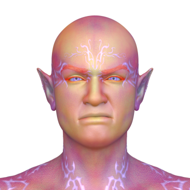 Genç bir iblisin 3 boyutlu canlandırması