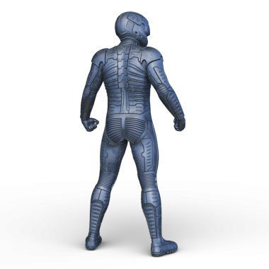 Bir siber adamın 3 boyutlu canlandırması