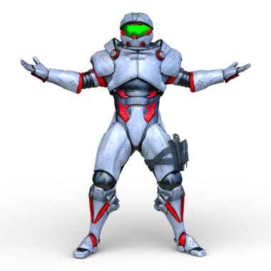 Bir siber adamın 3 boyutlu canlandırması