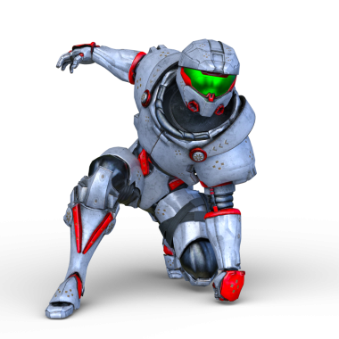 Bir siber adamın 3 boyutlu canlandırması