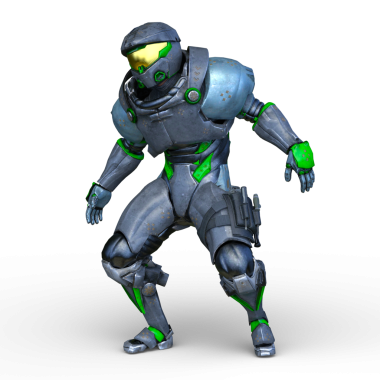 Bir siber adamın 3 boyutlu canlandırması