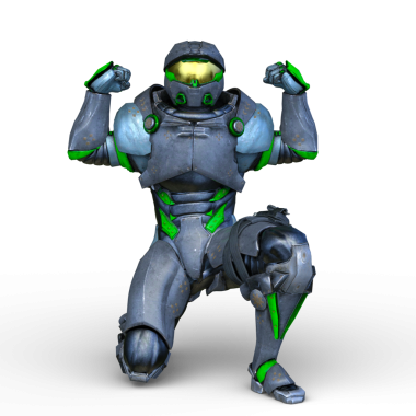 Bir siber adamın 3 boyutlu canlandırması