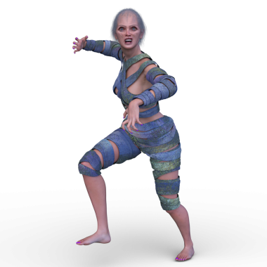 Üç boyutlu mumya kadın tasviri