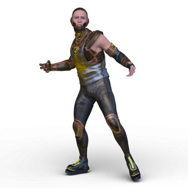 Bir siber adamın 3 boyutlu canlandırması