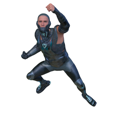 Bir siber adamın 3 boyutlu canlandırması