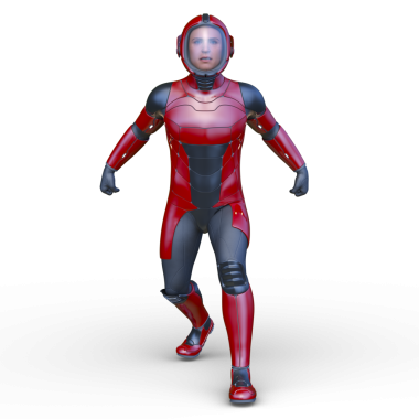 Bir siber adamın 3 boyutlu canlandırması