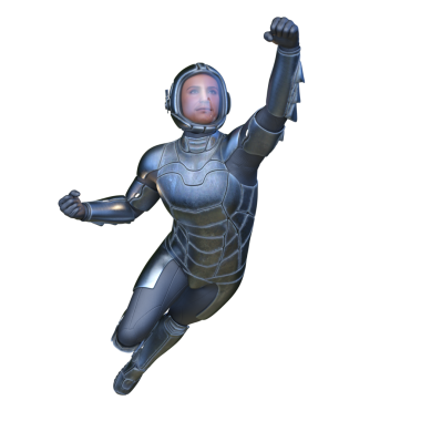 Bir siber adamın 3 boyutlu canlandırması