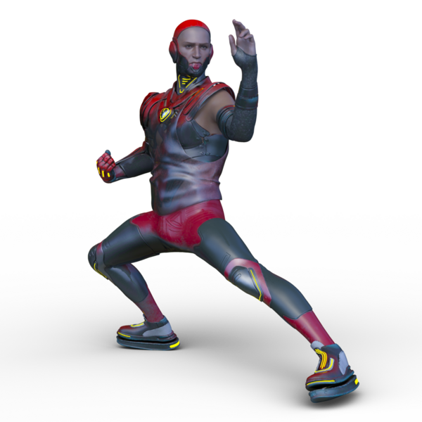 Bir siber adamın 3 boyutlu canlandırması