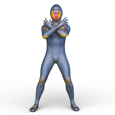 Bir siber adamın 3 boyutlu canlandırması