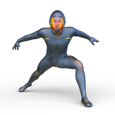 Bir siber adamın 3 boyutlu canlandırması