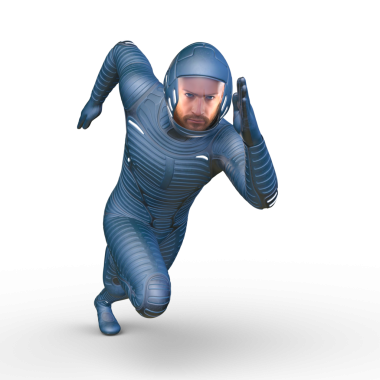 Bir siber adamın 3 boyutlu canlandırması