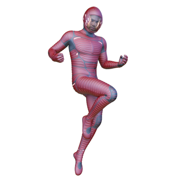 Bir siber adamın 3 boyutlu canlandırması