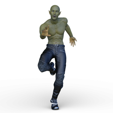 Genç bir iblisin 3 boyutlu canlandırması