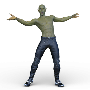 Genç bir iblisin 3 boyutlu canlandırması