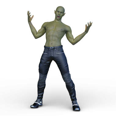 Genç bir iblisin 3 boyutlu canlandırması