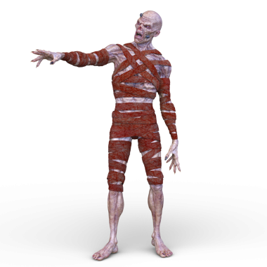 Mumya Adam 'ın 3 boyutlu canlandırması