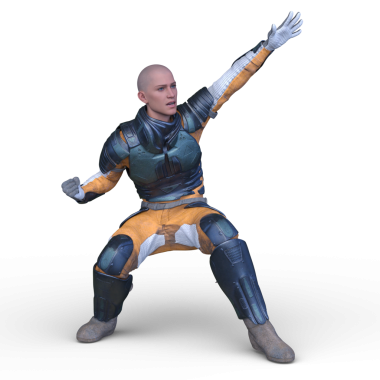 Bir siber adamın 3 boyutlu canlandırması