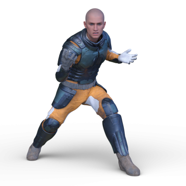 Bir siber adamın 3 boyutlu canlandırması