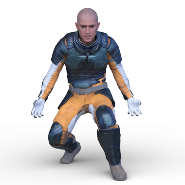 Bir siber adamın 3 boyutlu canlandırması