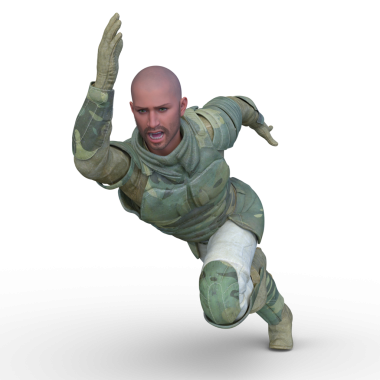 Bir siber adamın 3 boyutlu canlandırması