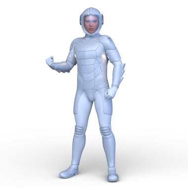 Bir siber adamın 3 boyutlu canlandırması