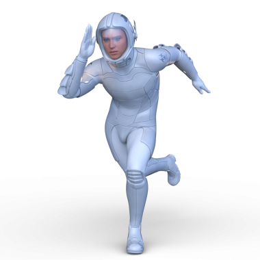 Bir siber adamın 3 boyutlu canlandırması