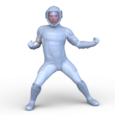 Bir siber adamın 3 boyutlu canlandırması