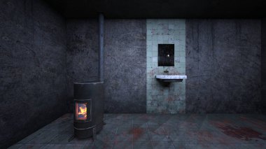 İşkence odasının 3 boyutlu canlandırması