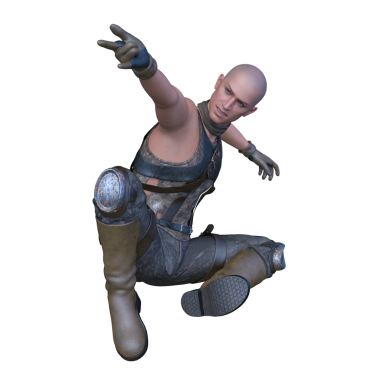 Bir savaşçının 3 boyutlu canlandırması